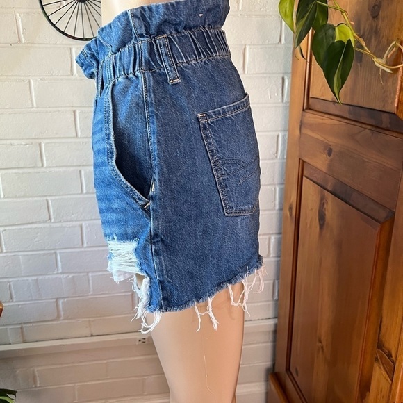 American Eagle distressed mom shorts elastic waistband size XS - Picture 3 of 9